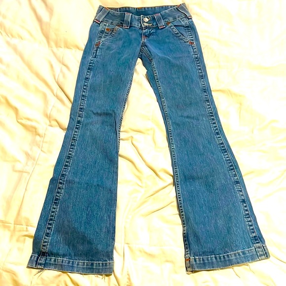 True Religion Brand Sammy Jeans Flare Medium Wash - Picture 2 of 8